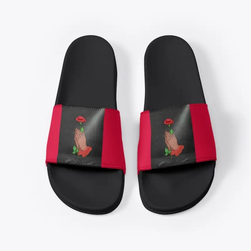 Comfortable slides 😌 / cool sticker 